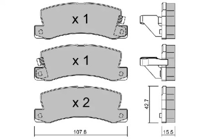 Запчасти для ТО AISIN для LEXUS ES (VCV10_, VZV21_) 300 (MCV10_, VCV10_)